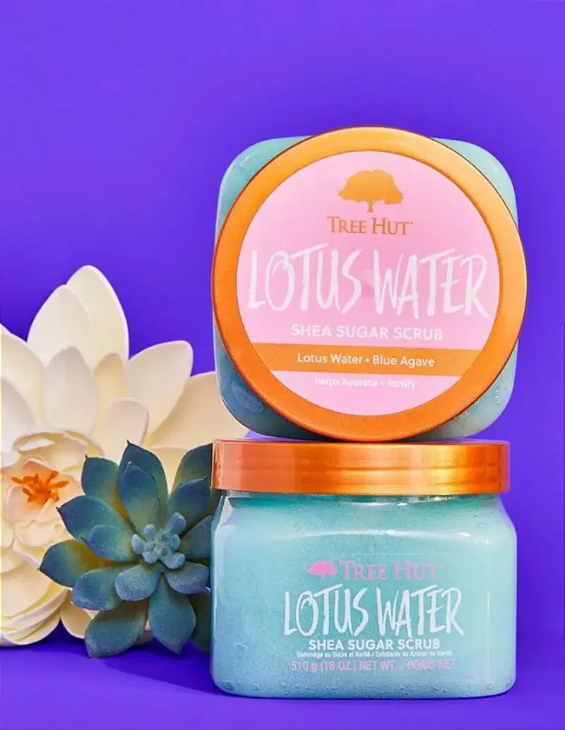 Tree Hut Lotus Water Shea Sugar Scrub - Esfoliante Corporal 510g