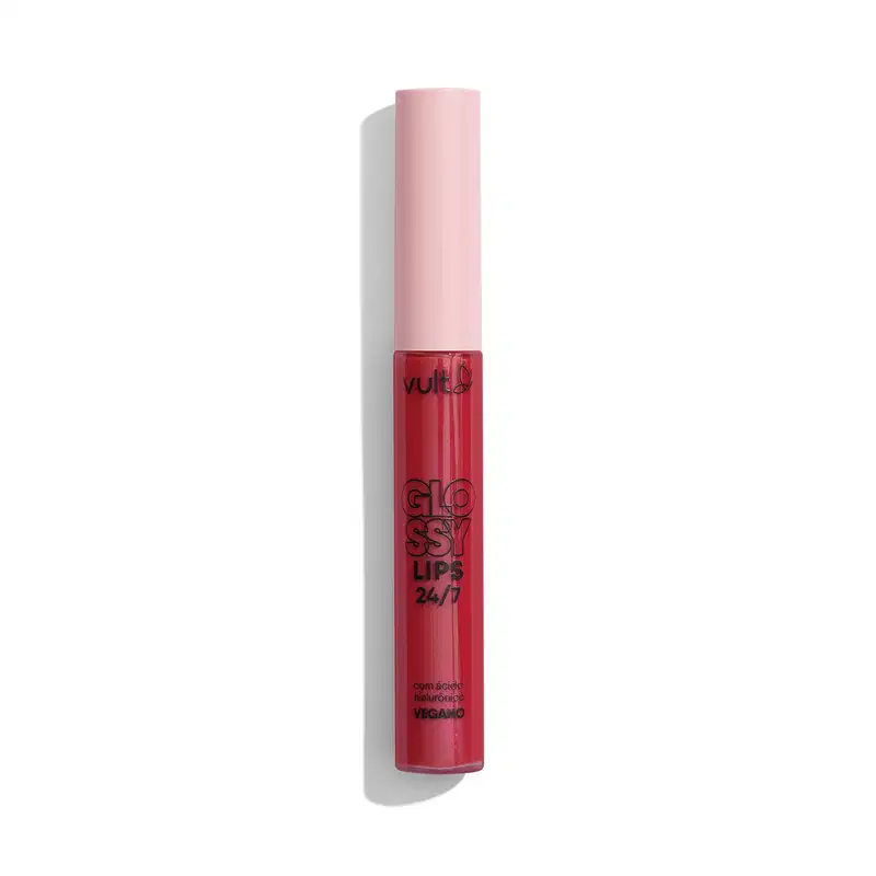 Gloss Labial Vermelho Rubi Glossy Lips 24/7 5,2ml