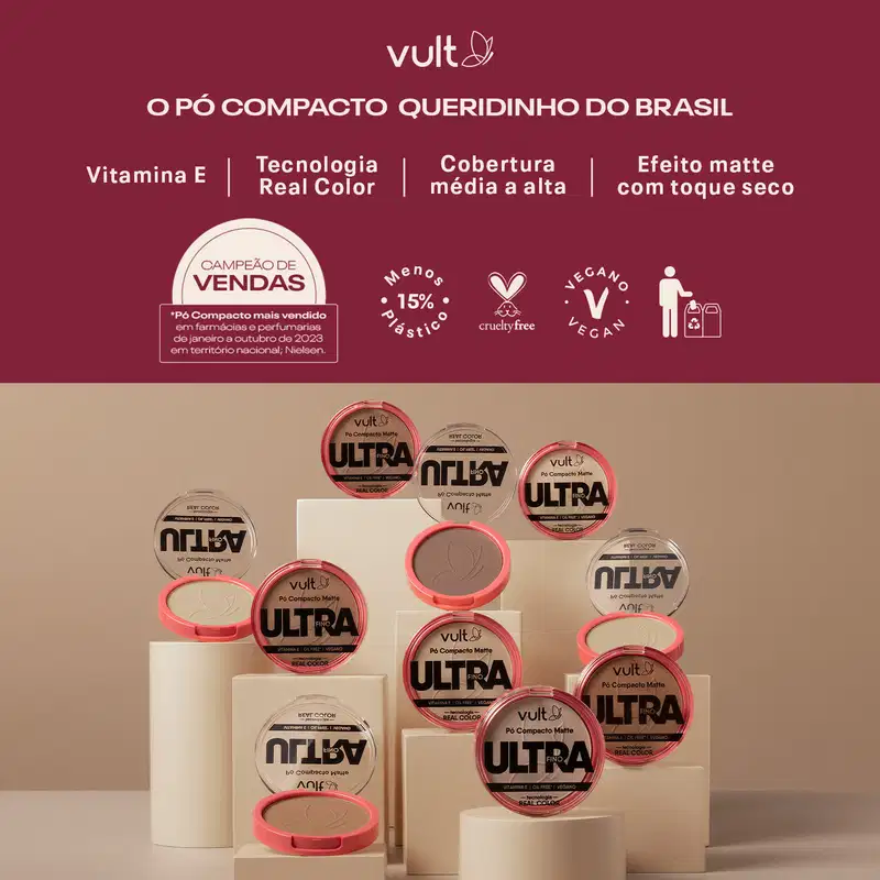 Pó Compacto Matte Ultrafino Cor V420