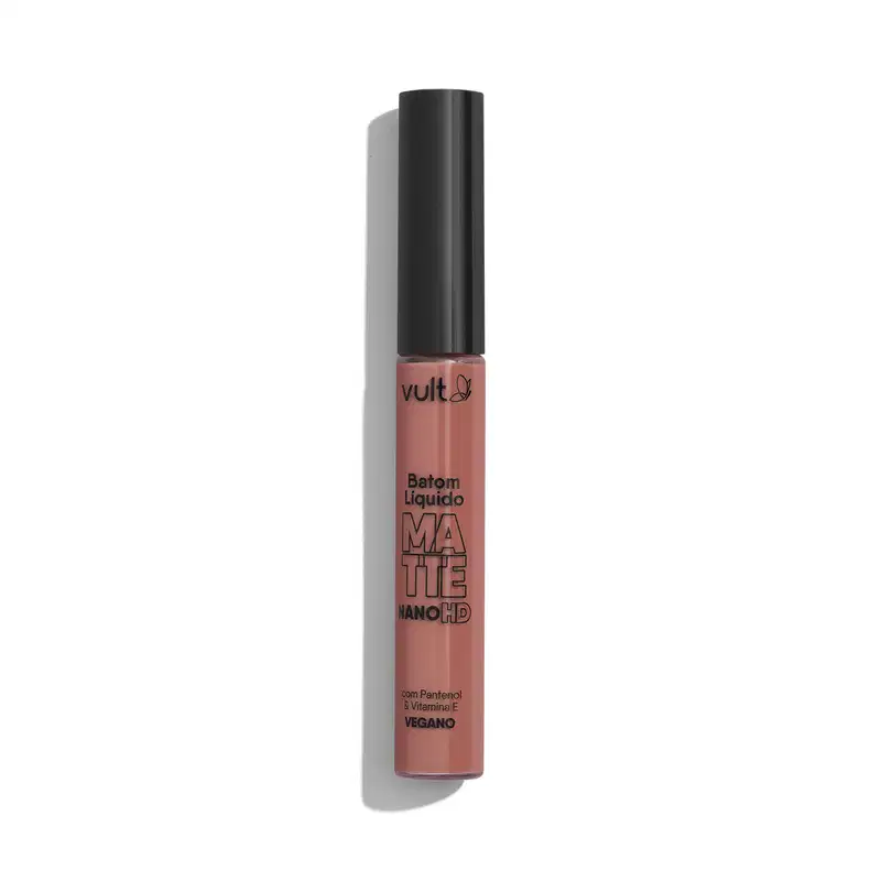 Batom Líquido Matte Rosa Rosé Vult Nano HD 5ml