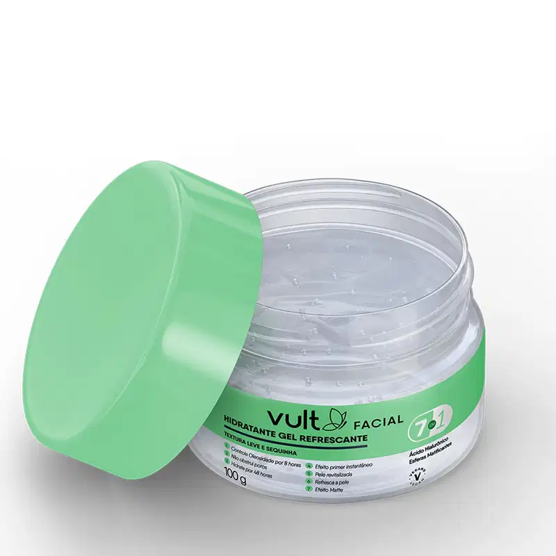 Vult Facial 7 em 1 - Gel Hidratante Refrescante Facial 100g