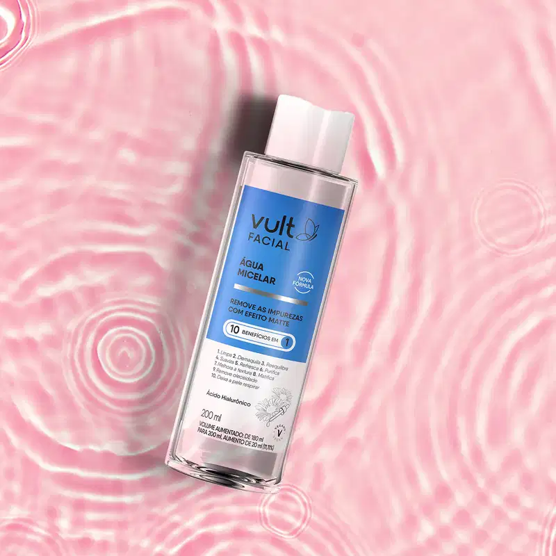 Vult Facial 10 em 1 - Água Micelar Facial 200ml