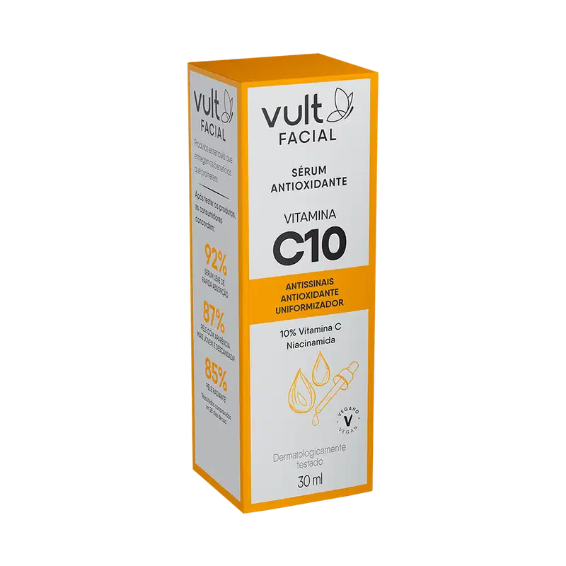 Vult Facial Vitamina C 10% - Sérum Facial Antioxidante 30ml