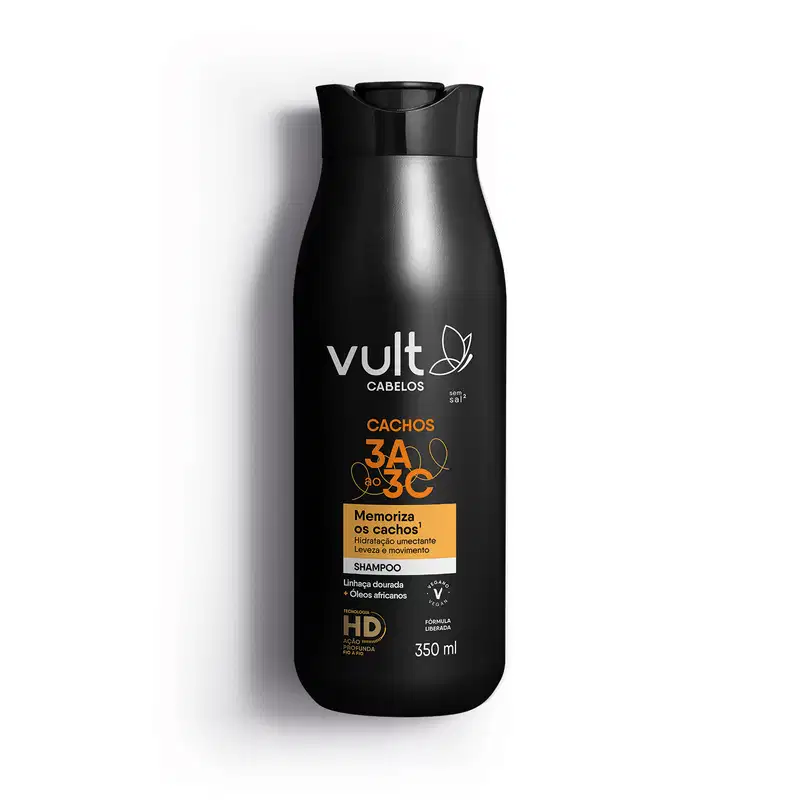 Shampoo Vult Cabelos Cachos 3A a 3C 350ml