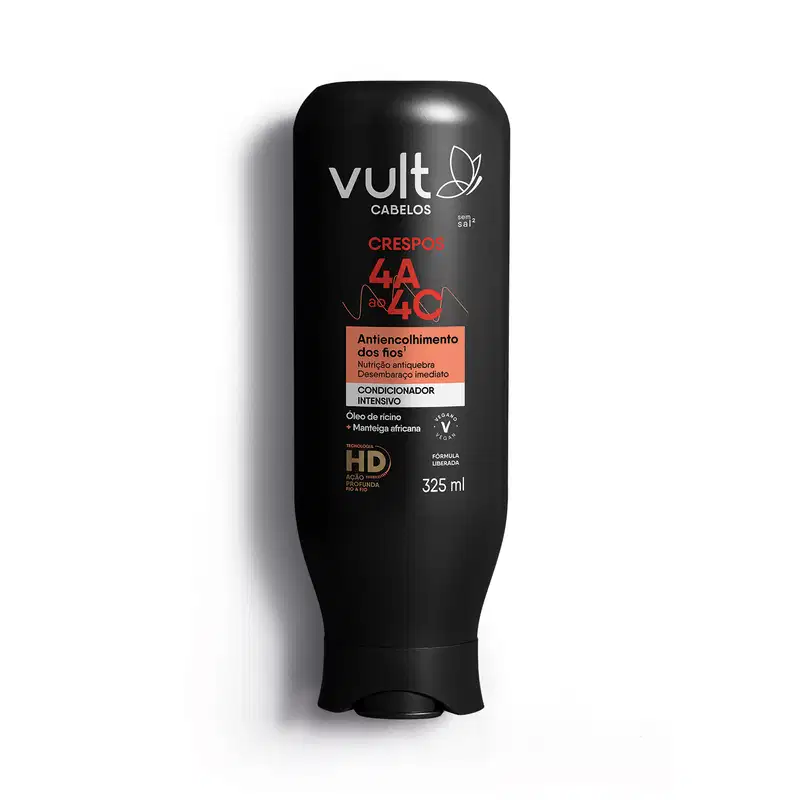 Condicionador Intensivo Vult Cabelos Crespos 4A a 4C 325ml