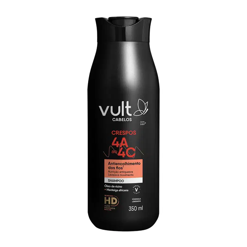Vult Cabelos Crespos 4A ao 4C - Shampoo 350ml