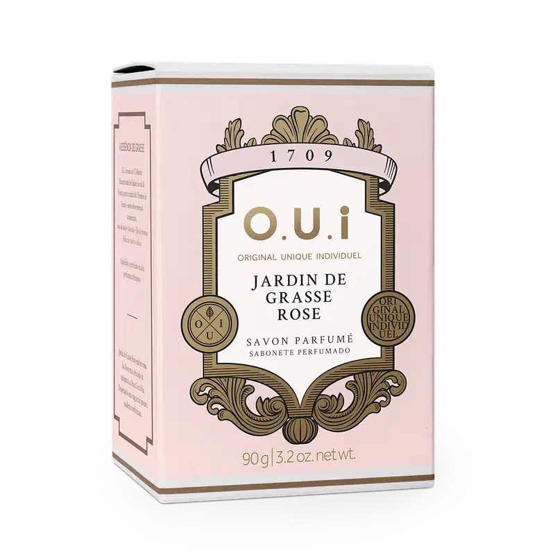 O.U.i Sabonete Perfumado Savon Parfumé Jardin De Grasse Rose 90g