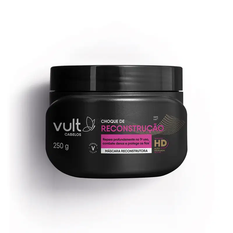 Máscara Reconstrutora Vult Cabelos Choque de Reconstrução 250g