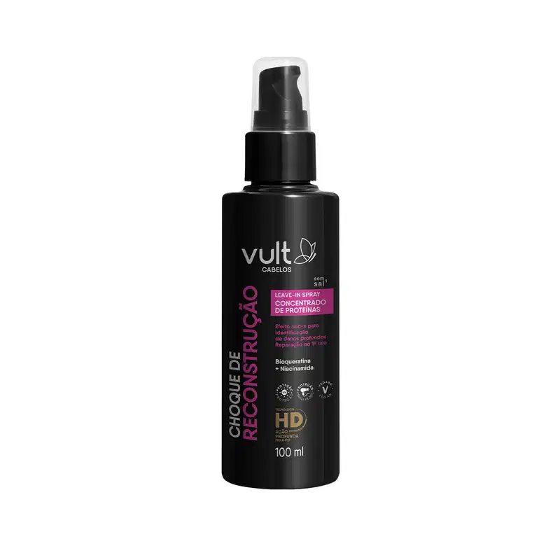 Leave-In Spray Vult Cabelos Choque de Reconstrução 100ml