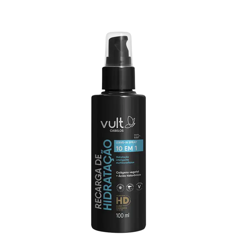Vult Cabelos Recarga de Hidratação 10 em 1 - Leave-in Spray 100ml
