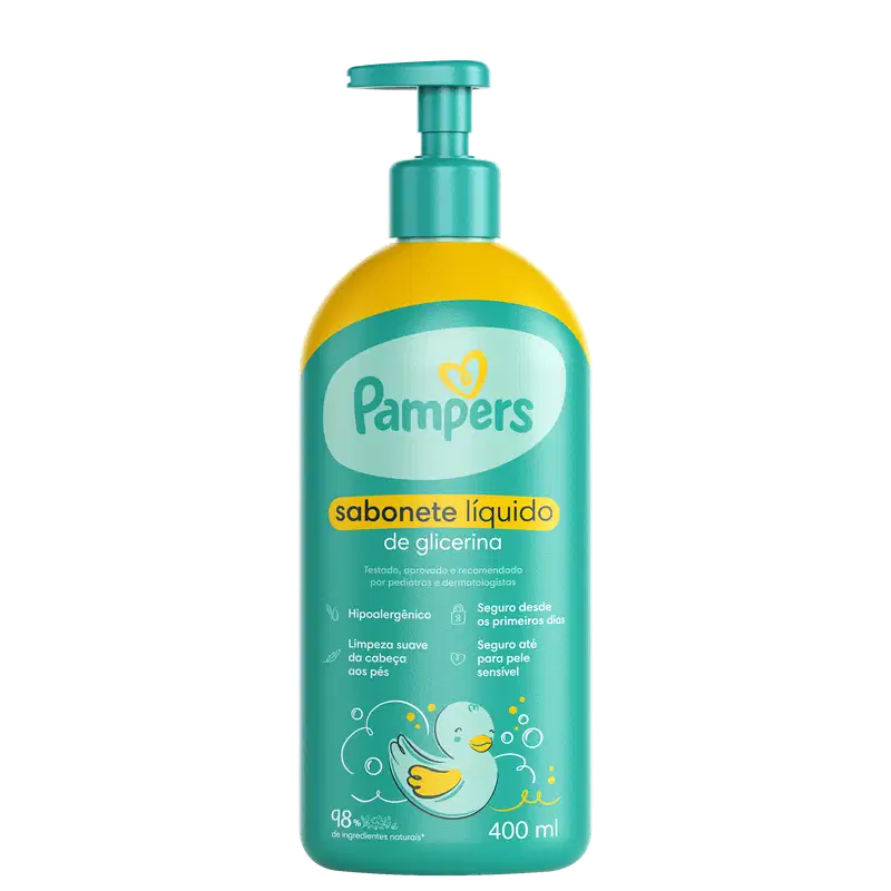 Pampers Glicerina - Sabonete Líquido 400ml