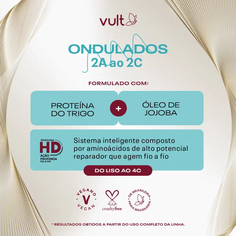 Creme de Pentear Hidradefinição Vult Cabelos Ondulados 300ml