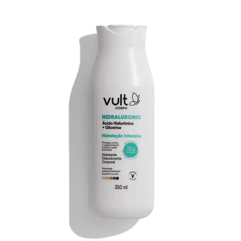 Hidratante Desodorante Corporal Vult Corpo Hidraluronic Hidratação Intensiva 350ml