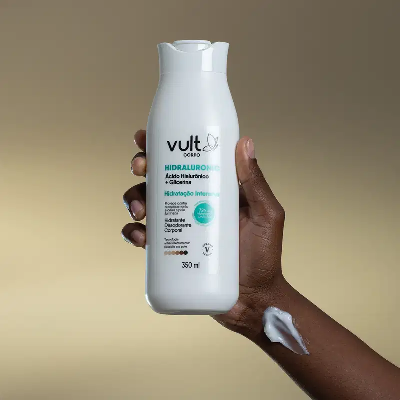 Hidratante Desodorante Corporal Vult Corpo Hidraluronic Hidratação Intensiva 350ml
