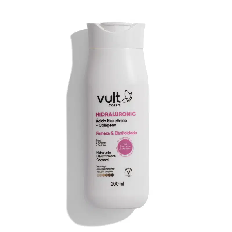 Hidratante Desodorante Corporal Vult Corpo Hidraluronic Firmeza & Elasticidade 200ml