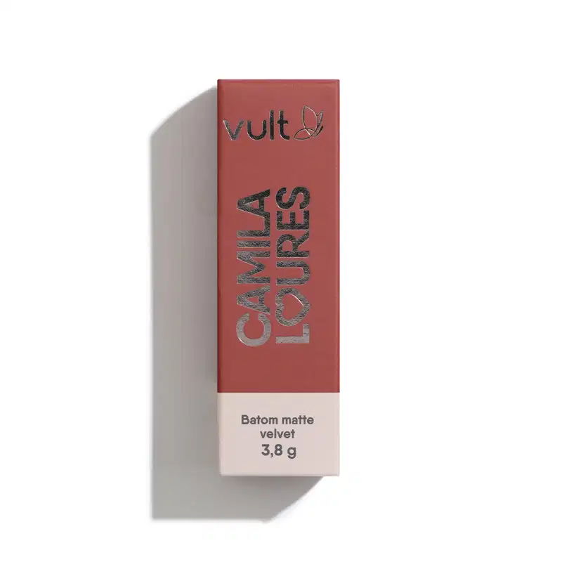Batom Matte Velvet Marrom Vegas Camila Loures