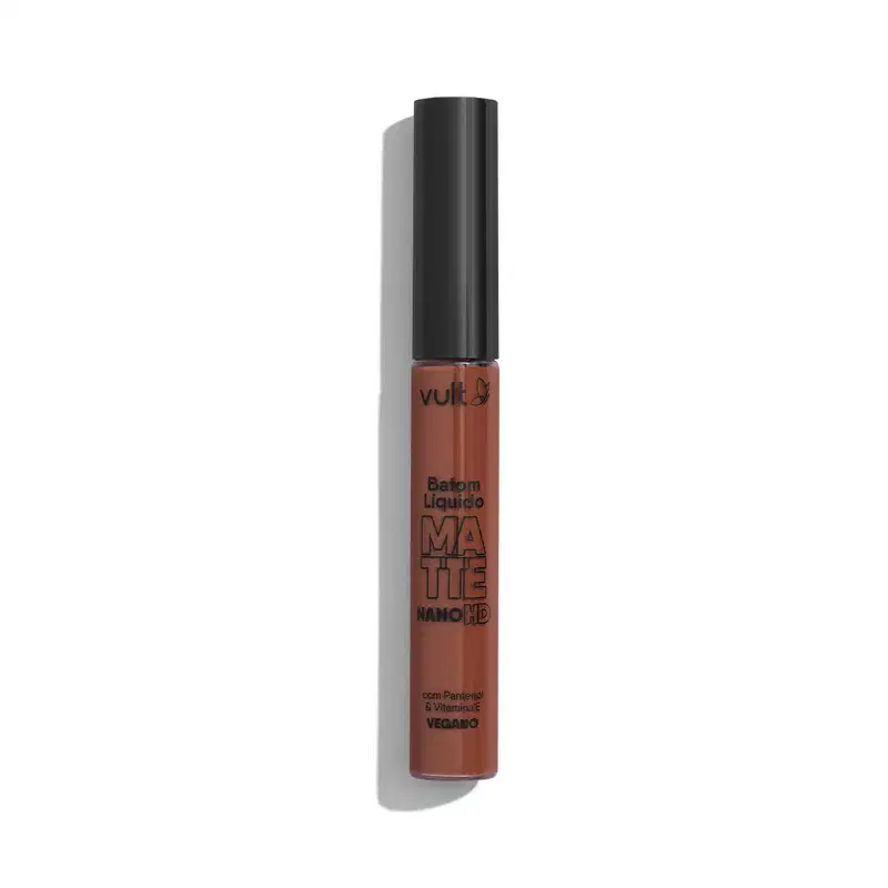 Batom Líquido Matte Caramelo Nano HD Vult  5ml