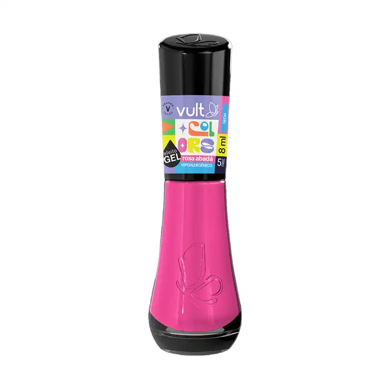 Esmalte Rosa Neon Abadá Vult Colors 8ml