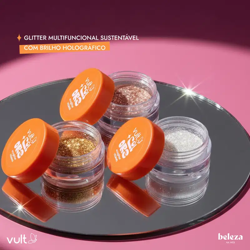 Vult Colors Prata Paetê - Ecoglitter Multifuncional 1g