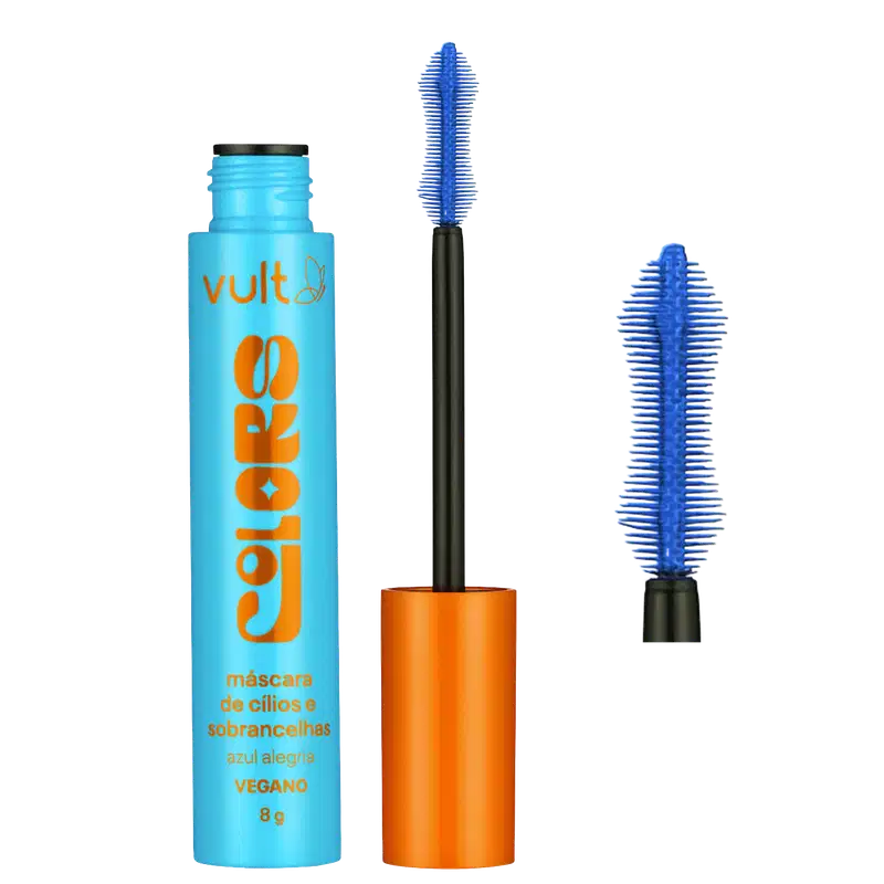 Vult Colors Azul Alegria - Máscara para Cílios 8g