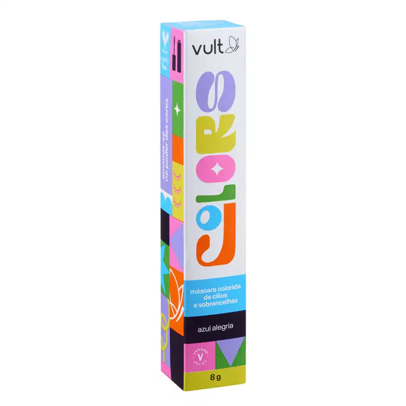 Vult Colors Azul Alegria - Máscara para Cílios 8g