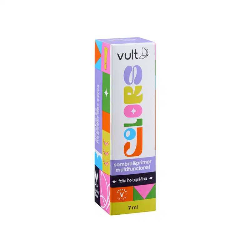 Vult Colors Folia Holográfica - Sombra e Primer 7ml