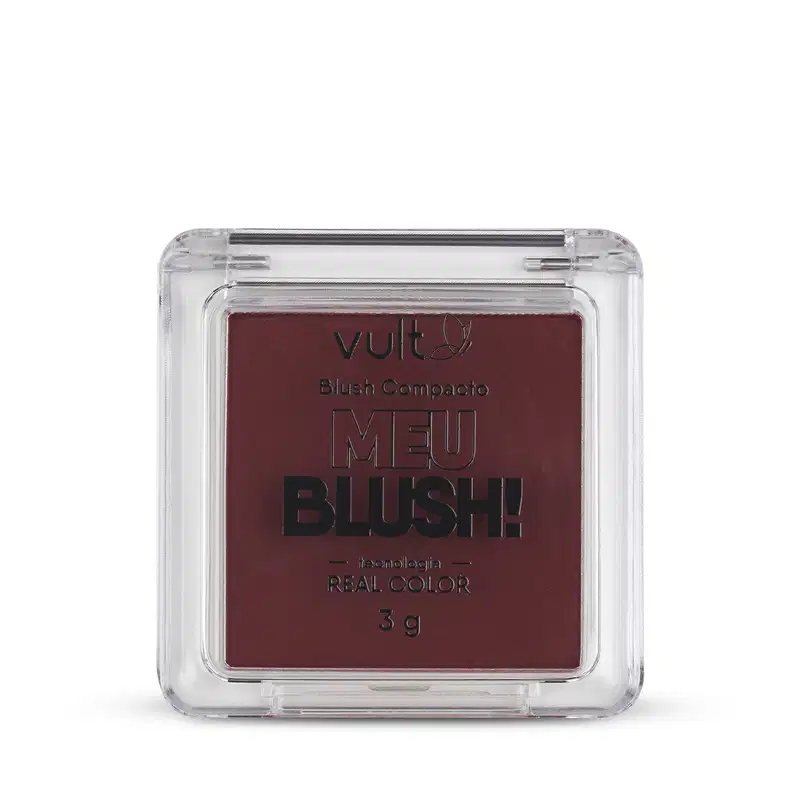 Blush Compacto Vinho Matte Meu Blush! 3g