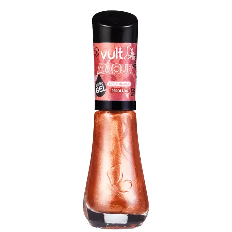Vult Amour Ato de Carinho Cobre Perolado - Esmalte 8ml