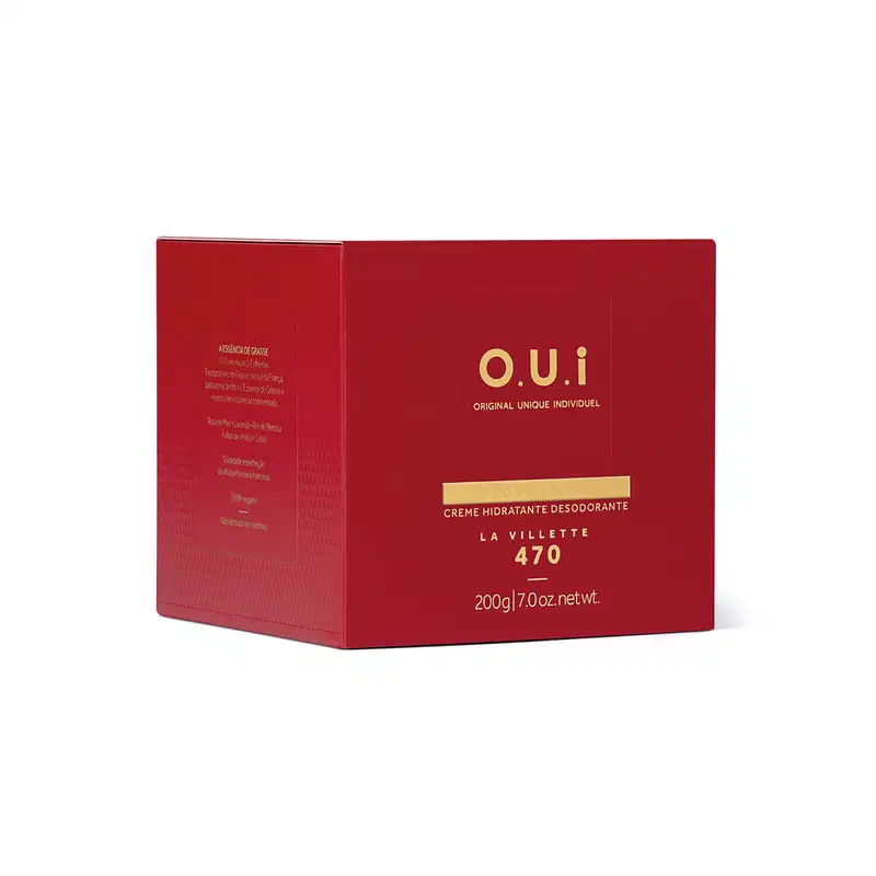 O.U.i Hidratante Desodorante Crème Riche La Villette 470 200g