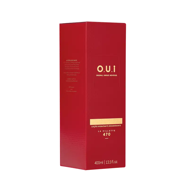 O.U.i Loção Hidratante Desodorante Corporal La Villette 470 400ml