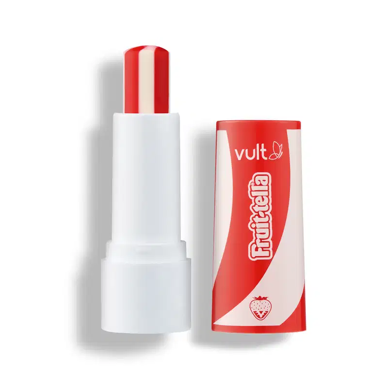 Balm Labial Vermelho Morango com Creme Vult&Fruit-tella® 3,5g