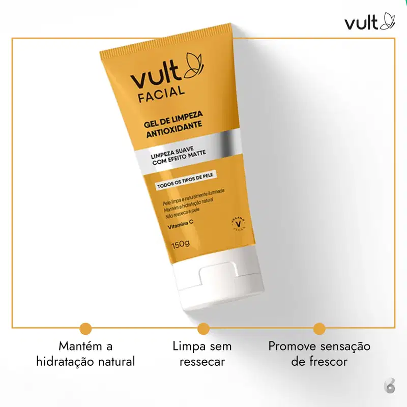 Vult Facial Vitamina C - Gel De Limpeza 150g
