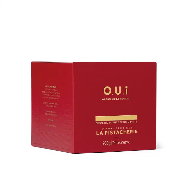 O.U.i Hidratante Desodorante Crème Riche Madeleine 862 La Pistacherie 200g