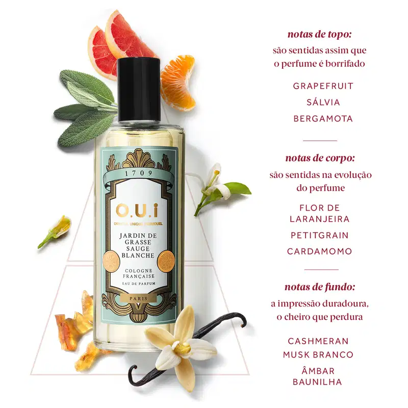 O.U.i Jardin De Grasse Sauge Blanche Eau de Parfum 100ml