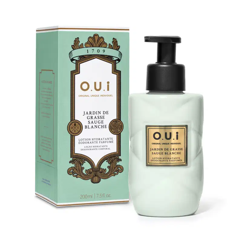 O.U.i Loção Hidratante Desodorante Corporal Jardin De Grasse Sauge Blanche 200ml