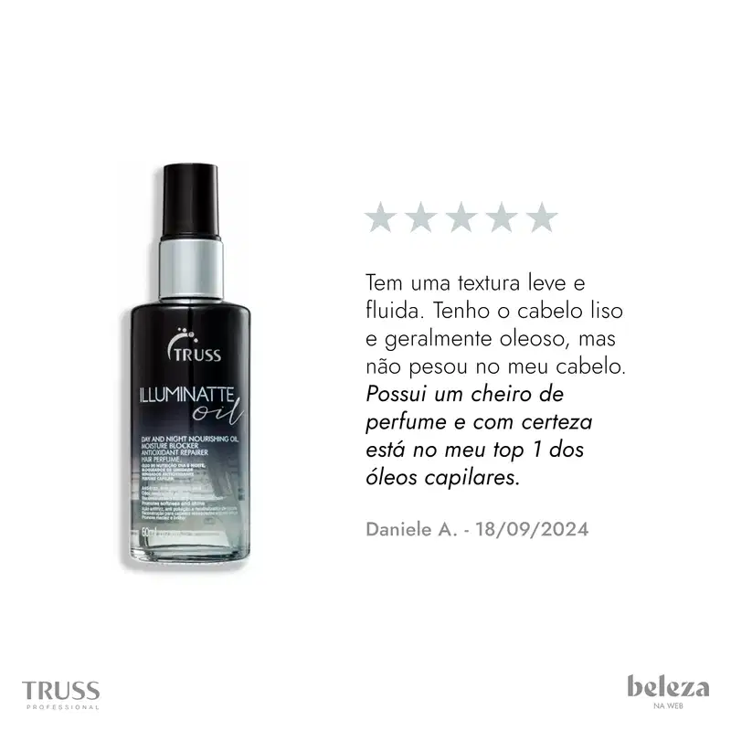 TRUSS Illuminatte Oil - Óleo Capilar 60ml