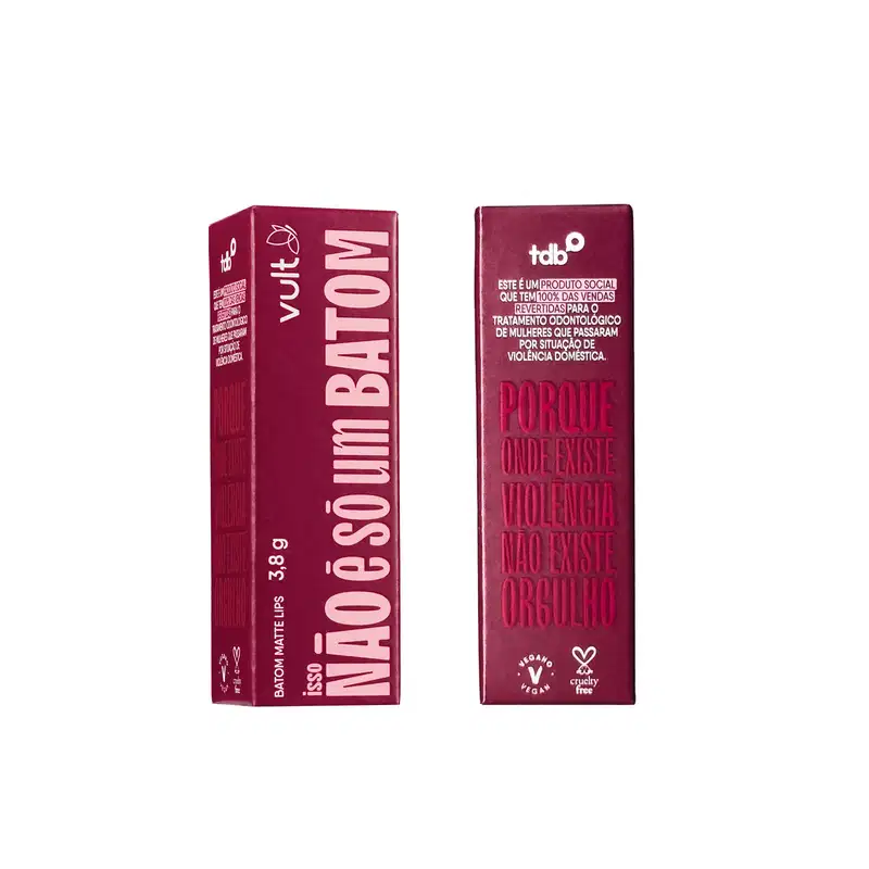 Isso É Mais Que Um Batom Marsala Matte Lips 3,6g