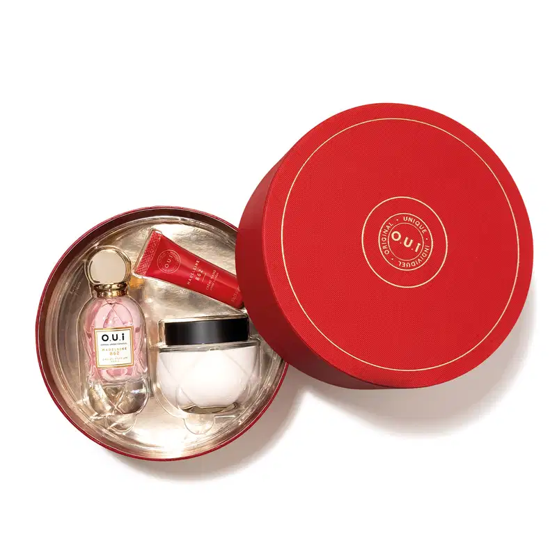 O.U.i Kit Presentear Natal Madeleine: Eau de Parfum 75ml + Crème Riche 200g + Creme de Mãos 30g