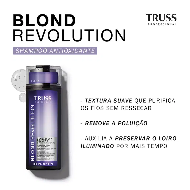 Shampoo Antioxidante Blond Revolution 300ml