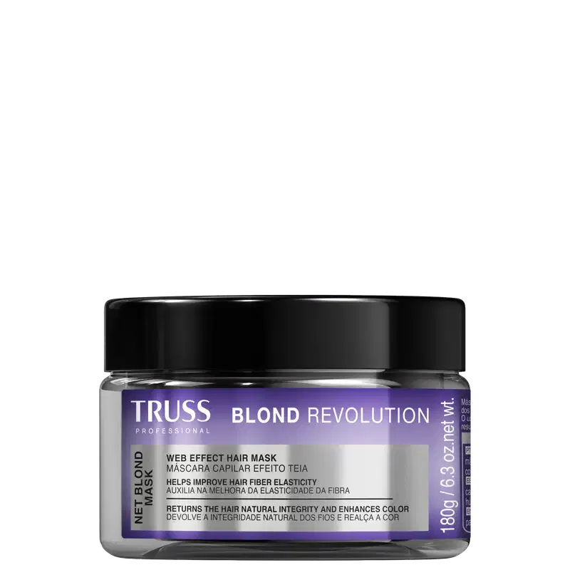 Máscara Capilar da linha Net Blond Revolution da marca TRUSS.