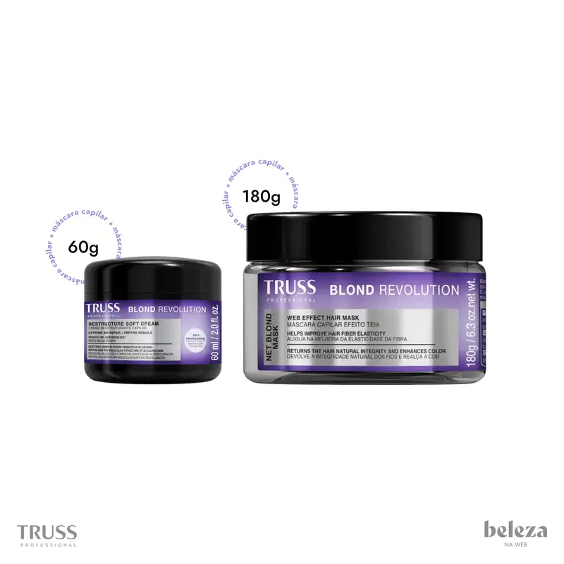 TRUSS Net Blond Revolution - Máscara Capilar 180g