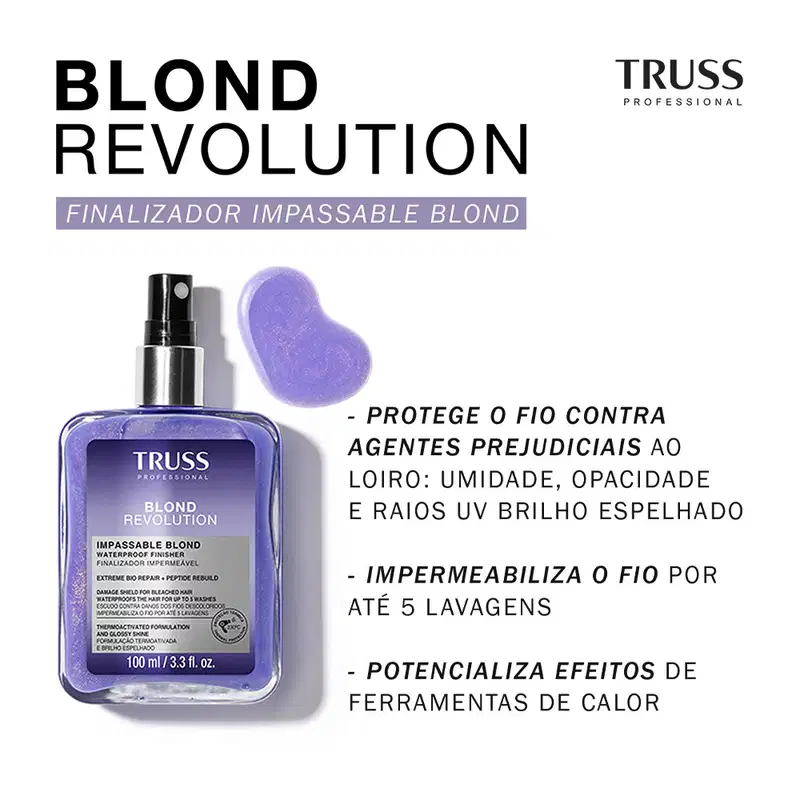 Impassable Blond Finalizador Impermeável Blond Revolution 100ml