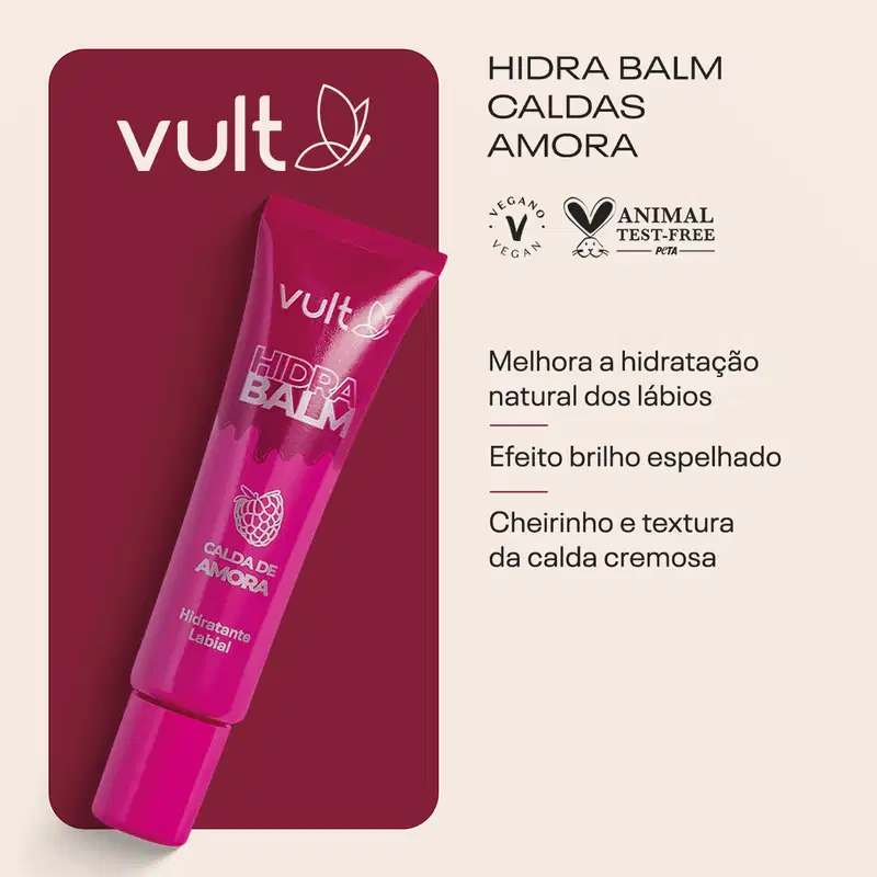 Hidratante Labial Hidra Balm Calda de Amora 12ml