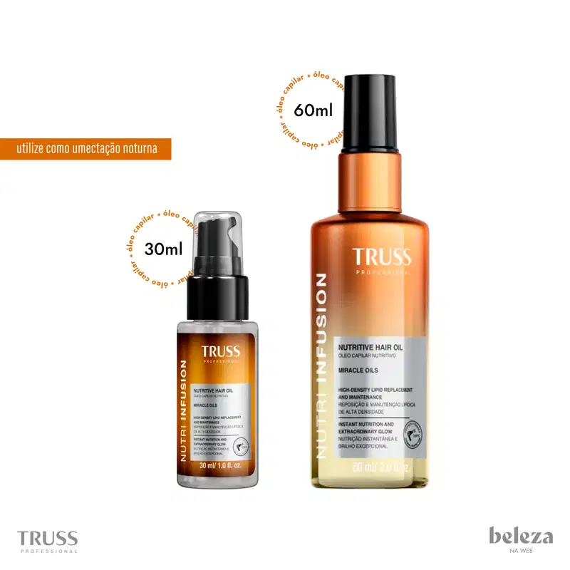 TRUSS Nutri Infusion - Óleo Capilar 60ml