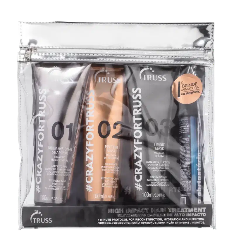 Kit de Tratamento de Choque Rápido (4 itens)