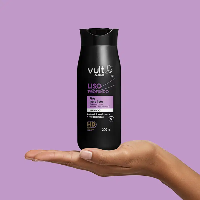 Shampoo Vult Cabelos Liso Profundo 200ml