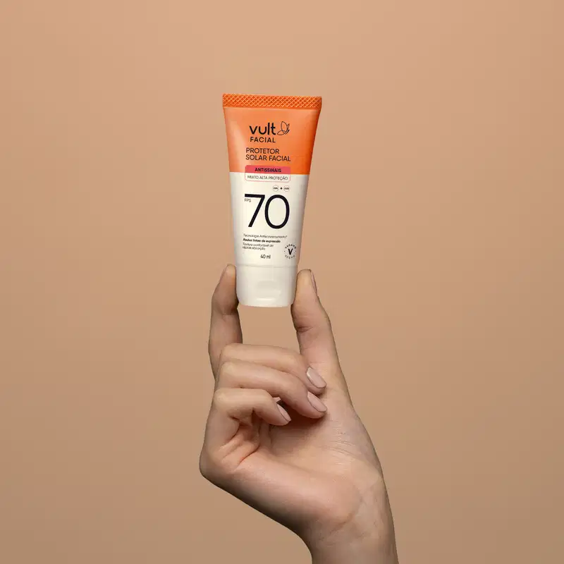 Protetor Solar Facial Antissinais FPS 70 40ml