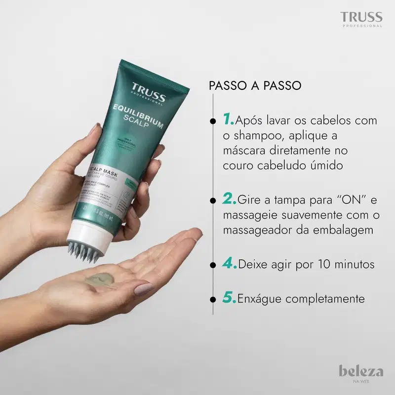 TRUSS Equilibrium Scalp - Máscara para Couro Cabeludo 250g