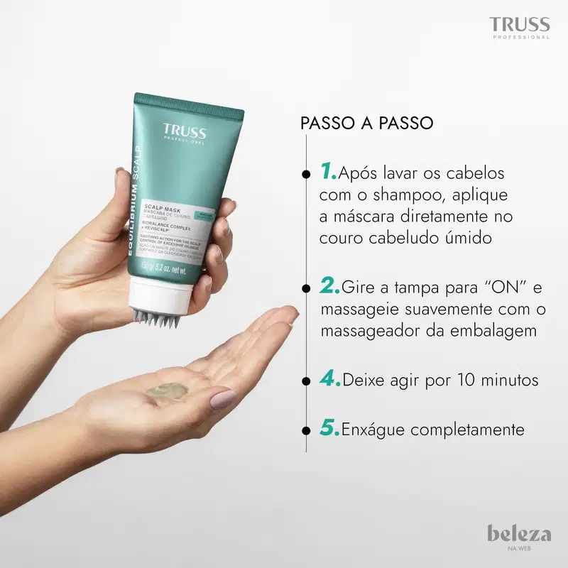 TRUSS Equilibrium Scalp - Máscara para Couro Cabeludo 150g