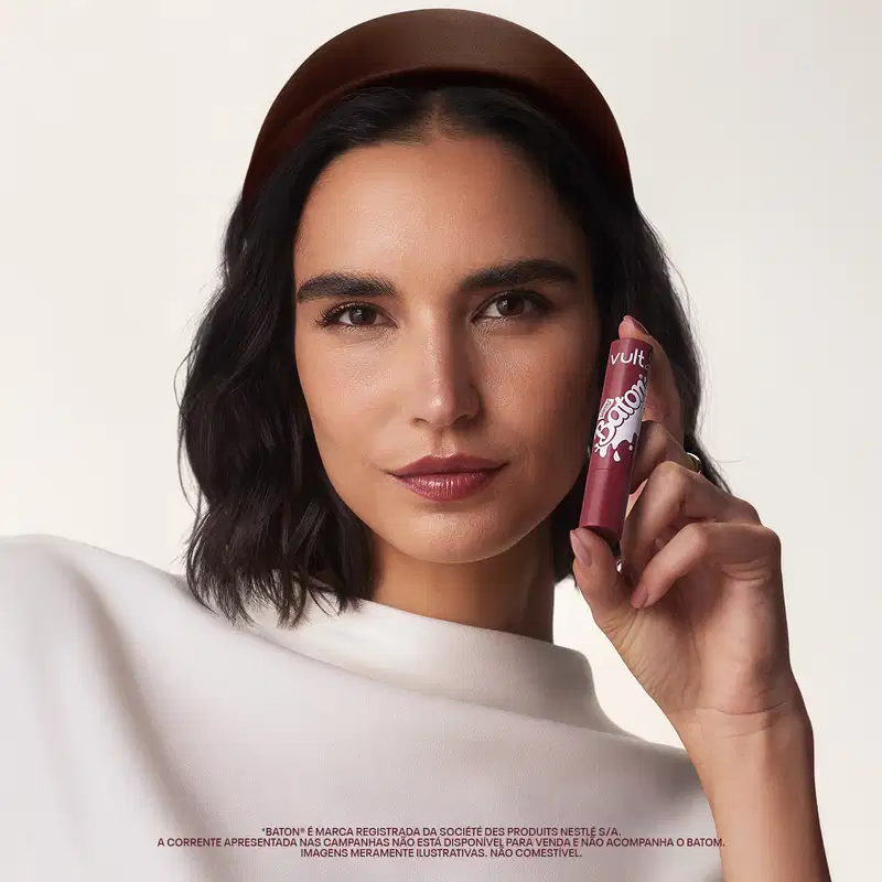 Vult & Baton Gloss Stick Malva Frutas Vermelhas 2g